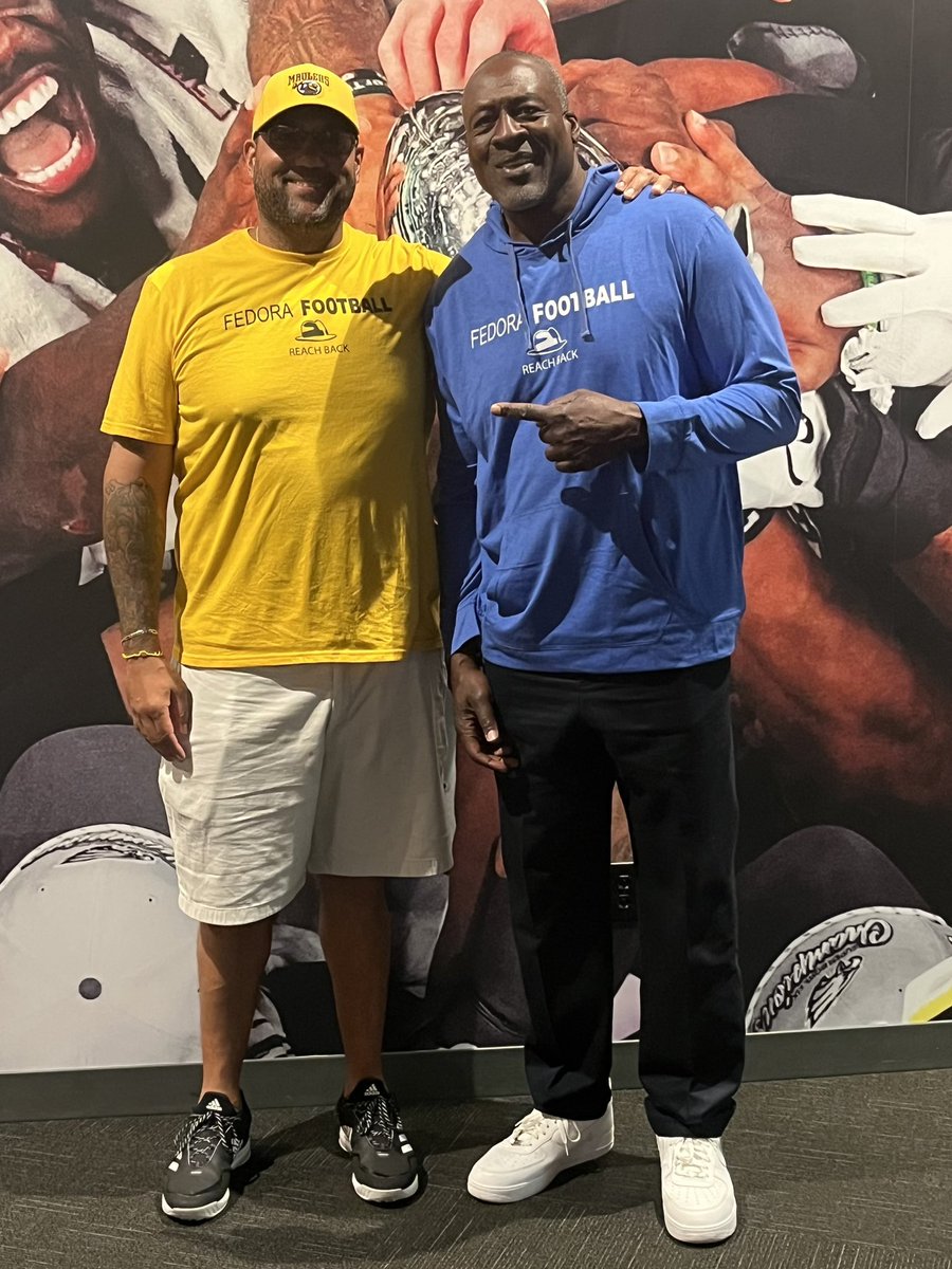 Antonio Hall (@coachhall330) on Twitter photo Great Day at the Pro Football Hall of Fame with our partner, NFL legend and Super Bowl Champion, Lomas Brown Jr. We are Fedora Football. <a href="/LomasBrown75/">Lomas Brown Jr.</a> <a href="/FedoraFootball/">Fedora Football</a> Great Day at the Pro Football Hall of Fame with our partner, NFL legend and Super Bowl Champion, Lomas Brown Jr. We are Fedora Football. <a href="/LomasBrown75/">Lomas Brown Jr.</a> <a href="/FedoraFootball/">Fedora Football</a>