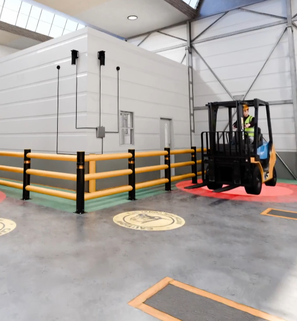 WarehouseSafet1's tweet image. The Visual Alert System (VAS) significantly enhances workplace safety by delivering real-time visual warnings to both pedestrians and vehicle operators.

Explore this and more in our Virtual Warehouse 👉 bit.ly/4kZBuvJ 

#WarehouseSafetty #RiskReduction #VisualAlerts