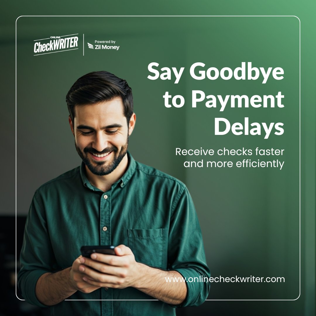 webcheckwriter's tweet image. Receive checks quickly and securely with OnlineCheckWriter.com – Powered by Zil Money. Say goodbye to delays and get your payments on time!

Learn more: onlinecheckwriter.com/receive-checks

Click here for interactive demo: onlinecheckwriter.storylane.io/share/ppxypq6r…

#ReceiveChecks #DigitalCheckPrinting