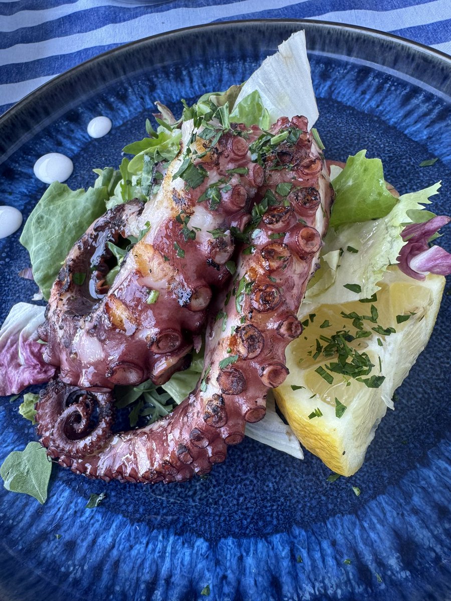 Dylan Rhoney (@rdrhoney) on Twitter photo Another great <a href="/RickSteves/">Rick Steves</a> recommendation: grilled octopus at Portamarina in Sorrento, Italy. Another great <a href="/RickSteves/">Rick Steves</a> recommendation: grilled octopus at Portamarina in Sorrento, Italy.