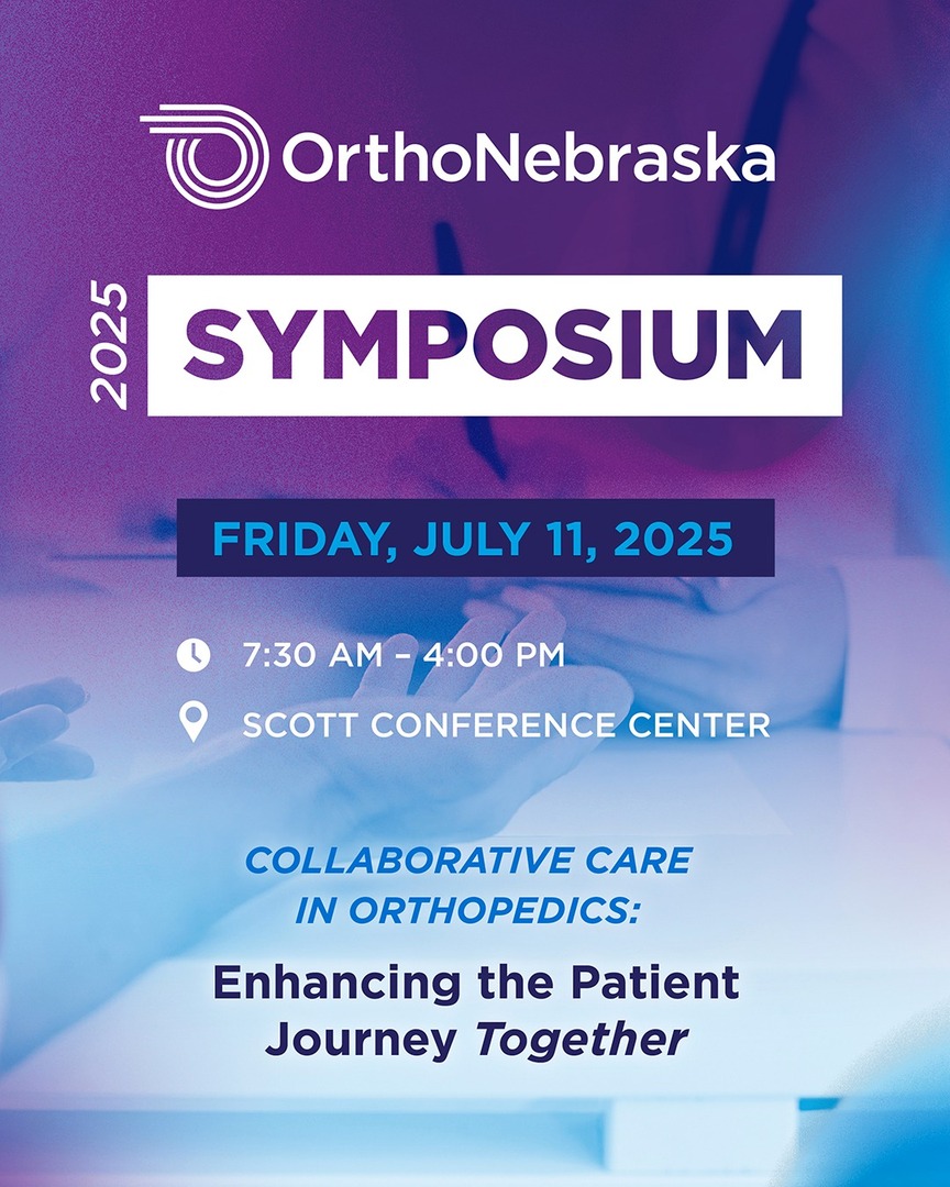 Sharpen your skills + earn CEUs at the OrthoNebraska Symposium on July 11.
✔ Ortho research
✔ Rehab insights
✔ Real case discussions
📍 Omaha or livestream
🎓 CEUs for ATs, PTs and Nurses - $120

Register: symposium.orthonebraska.com/e/2138664472

#PhysicalTherapy #CEUs #SportsMedicine