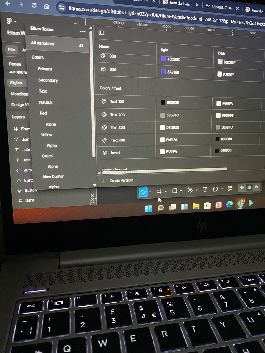 Good Evening X let’s get to work, Locked in ✅💯, from work to another work 😎😎, Hope you make use of Variables Designers? 

#uiuxdesign #figma #uidesign #uxdesign