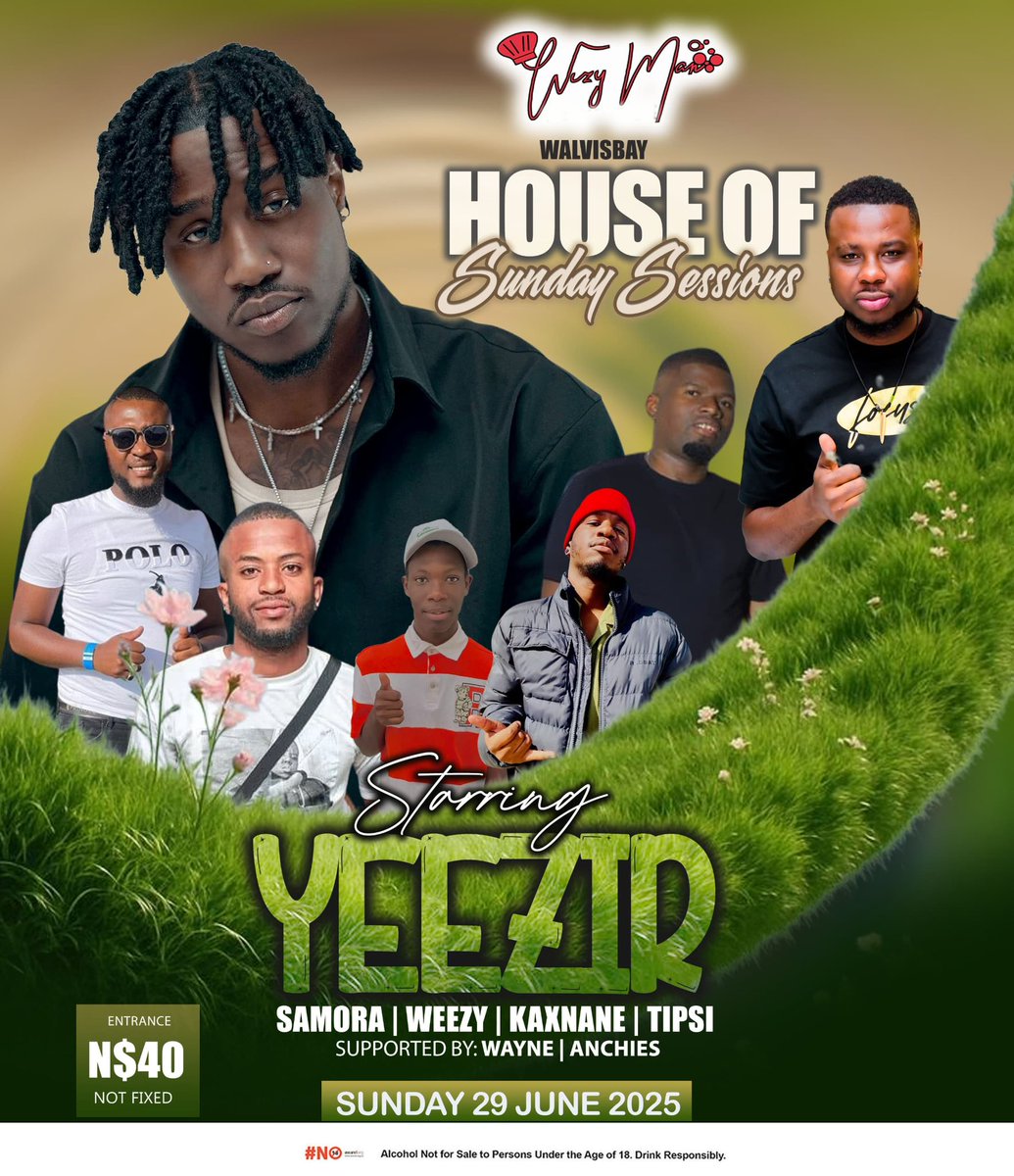 Weekend gigs 🙏🏾

28th June, Swakopmund ✅ 
29th June, Walvis Bay ✅