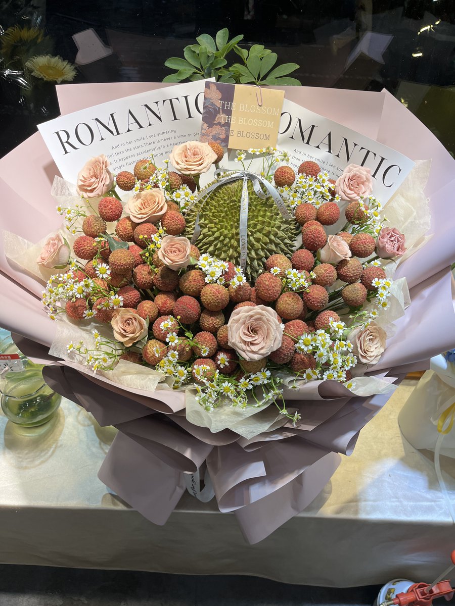 制作过程很繁琐的花束