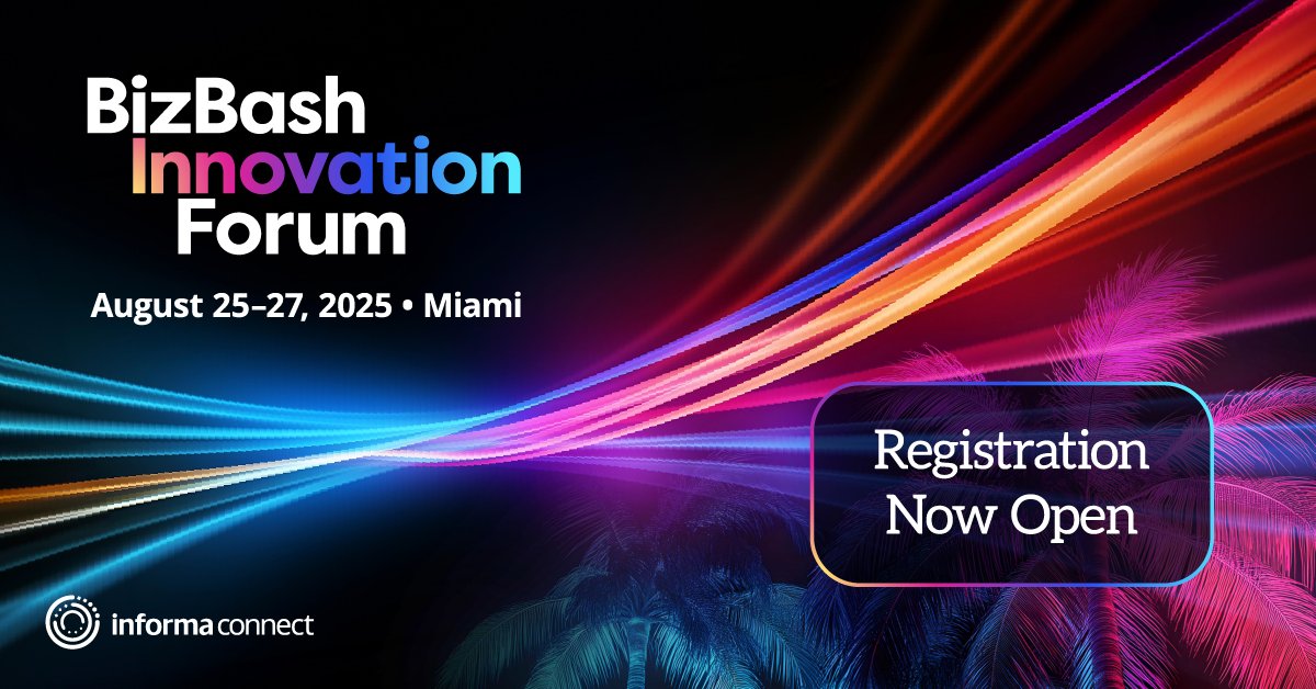 The Future of Events Begins...

Miami Beach Convention Center | August 25–27, 2025

At the #BizBashInnovationForum, there is no chasing trends—only creating them.

✨ Immersive sessions
🎤 Visionary speakers
🤝 High-impact networking

Claim your spot now.
informaconnect.com/bizbash-innova…
