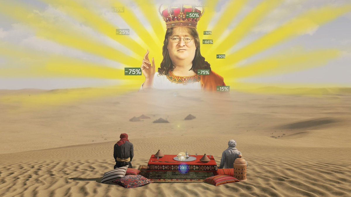 You know what starts today, do I even have to write more? #Arma3 Western Sahara🐪 and Reaction Forces🚁 CDLCs are discounted with 40% and 20% off, respectively. Gaben be with you - now go! store.steampowered.com/search/?develo…