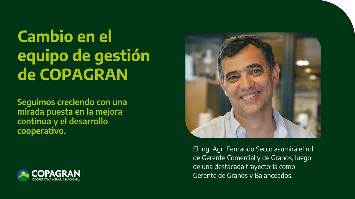 Les compartimos una novedad en nuestro equipo. 💪
Seguimos trabajando con compromiso, apostando a la mejora continua y al desarrollo cooperativo.