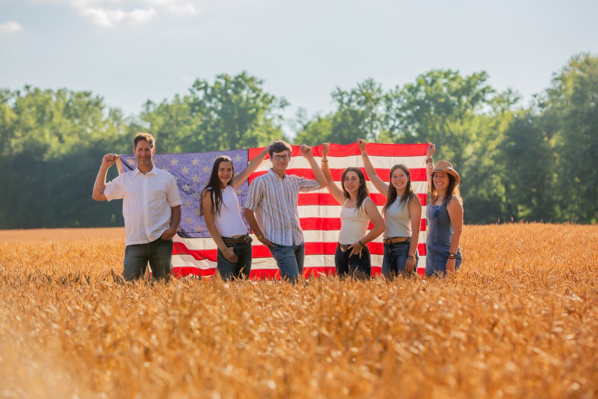 From our farms to your homes – Happy Fourth of July! This land is more than where we work, it’s where we raise our families, grow our food and celebrate the freedom we all share. ❤️🌽💙 #FourthOfJuly #WomenFarmers