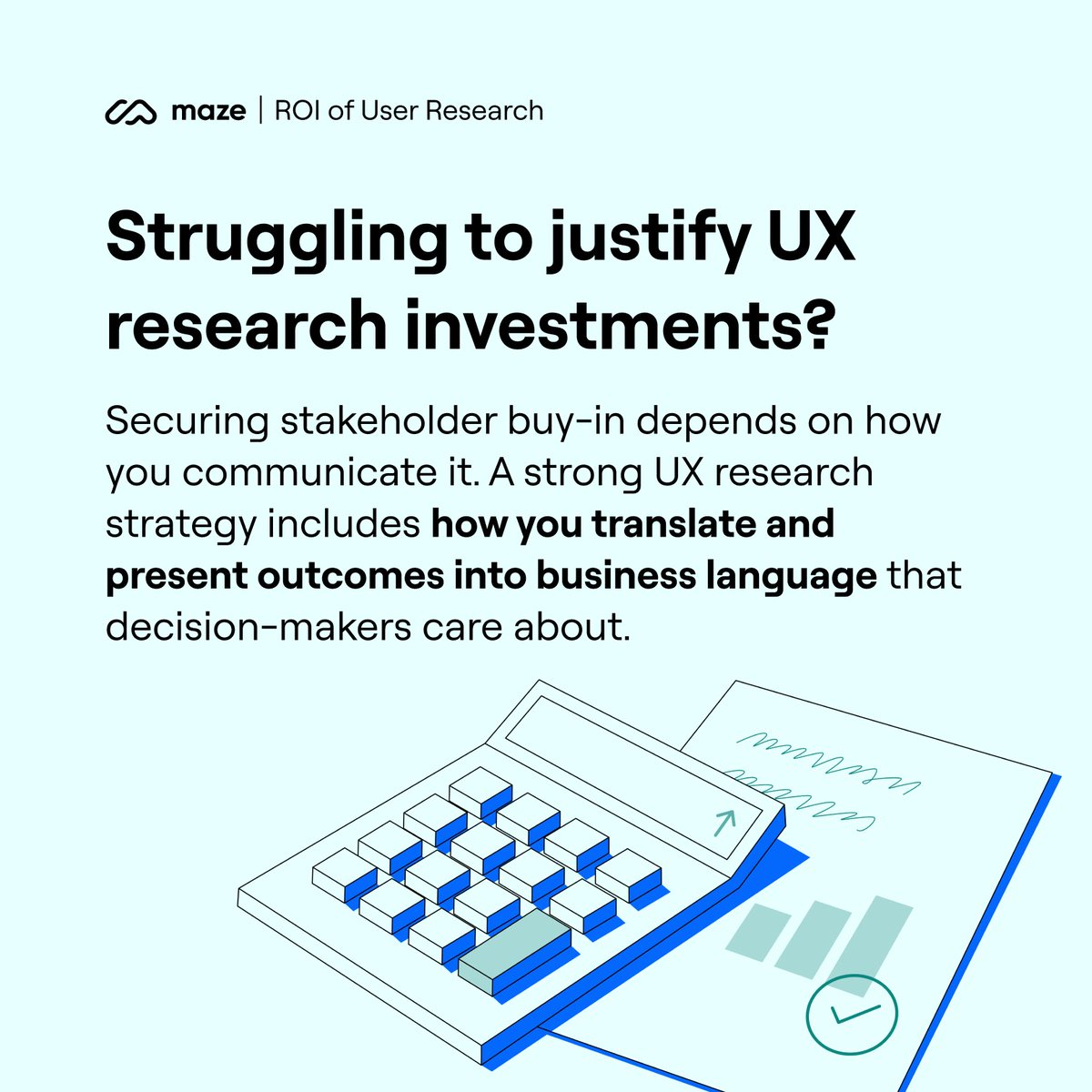 Want stakeholder buy-in? Show them the ROI.

➡️ Tie your plan to ROI
➡️ Use business metrics
➡️ Show the chain reaction
➡️ Visualize impact
➡️ Benchmark
➡️ Involve stakeholders early

Research isn’t just about insights—it’s about business impact: bit.ly/40kwMkm