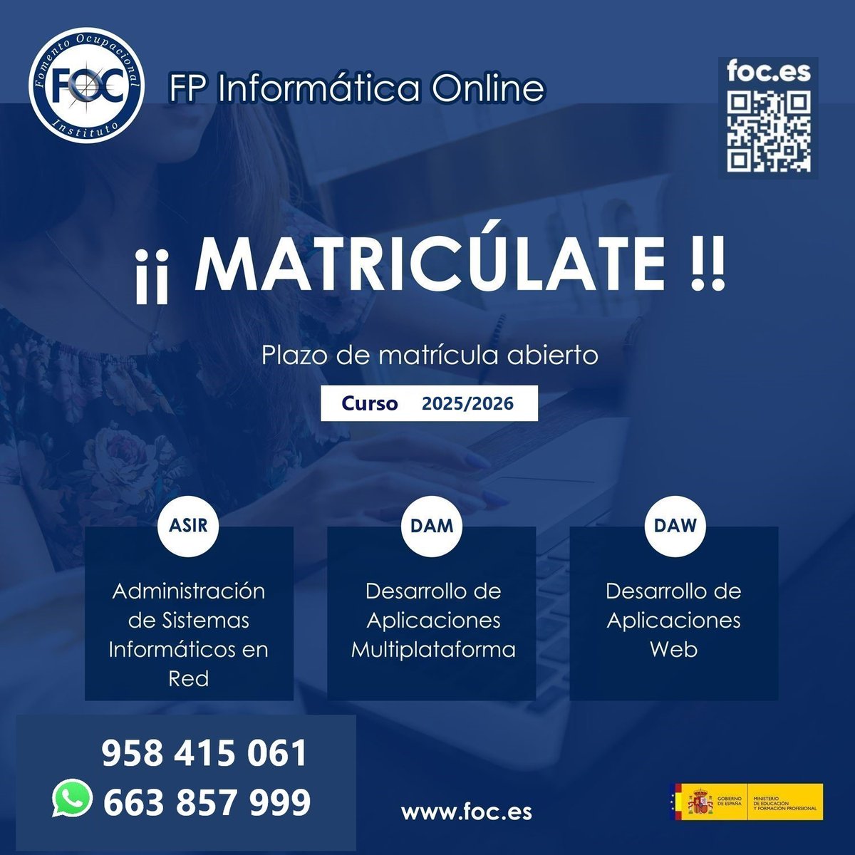 #institutofoc #informatica #asir #dam #daw #gradosuperiordeinformatica