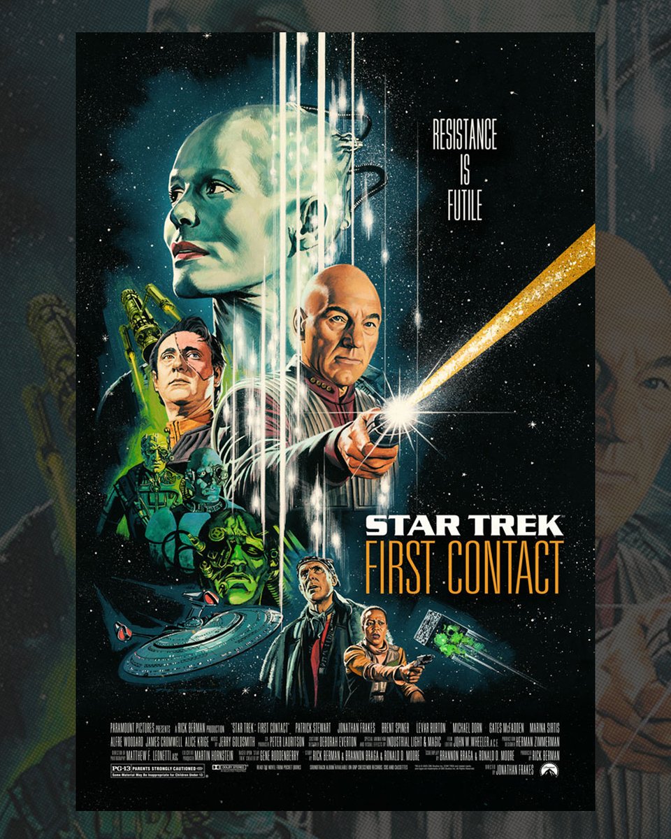 VicePressNews's tweet image. "Resistance is futile."
Star Trek: First Contact Posters by Paul Mann
Available now at Vice-Press.com/StarTrek as part of our officially licensed, limited edition Star Trek Collection