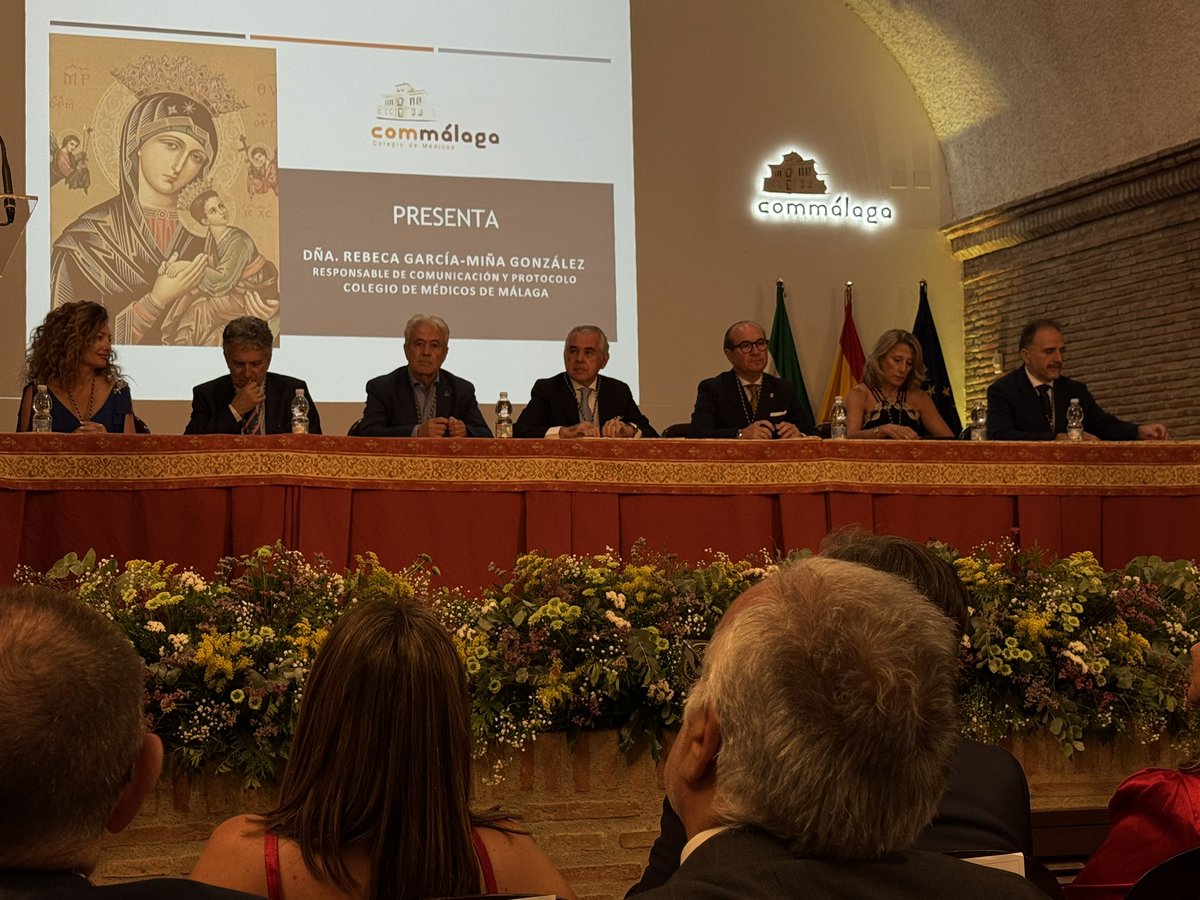 Un año más en#Patrona colegio Médico de Málaga