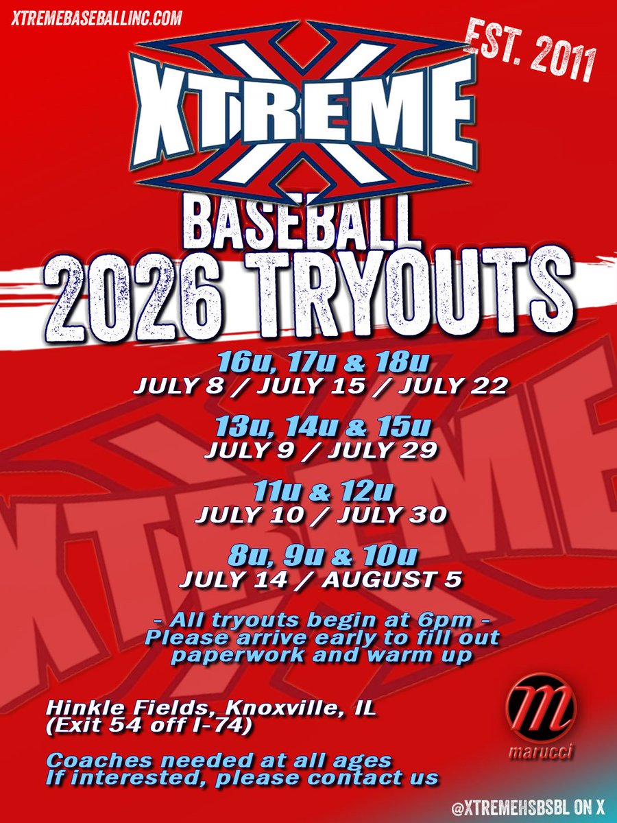 Mark your calendars! ❌️