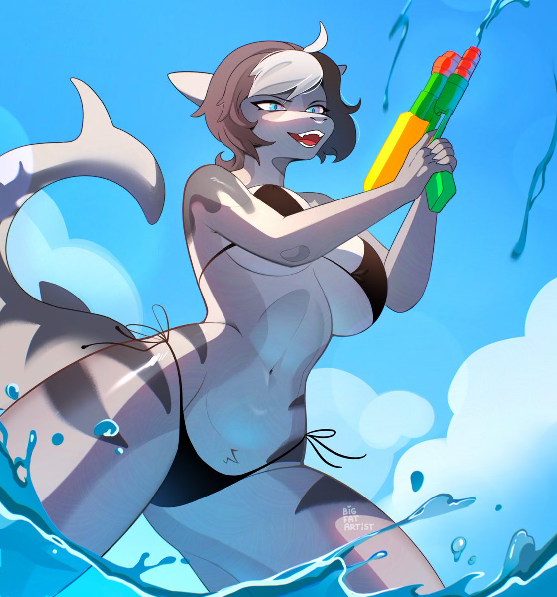 The Water Gun Battle has a clear winner