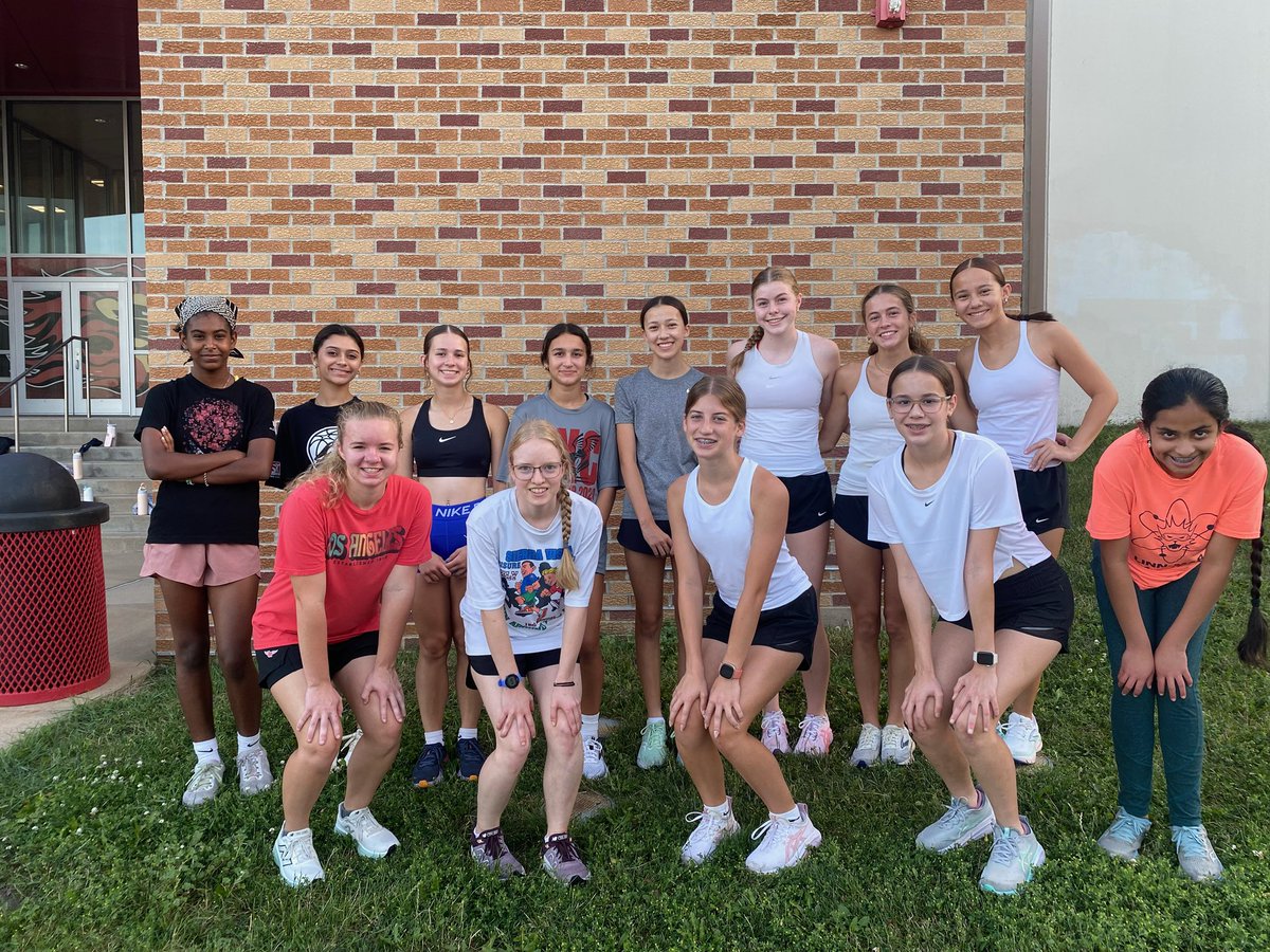 We beat the heat this morning with twins/triplets day. Keep up the great work, LMXC!