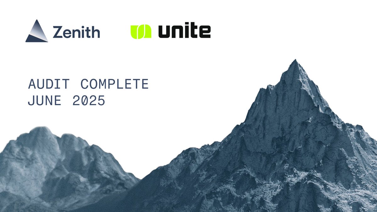 zenith256's tweet image. Zenith auditors recently completed an audit engagement for @uniteio, the L3 blockchain for mass-market mobile games.
No significant issues were found.
It was a great experience working with the Unite team!