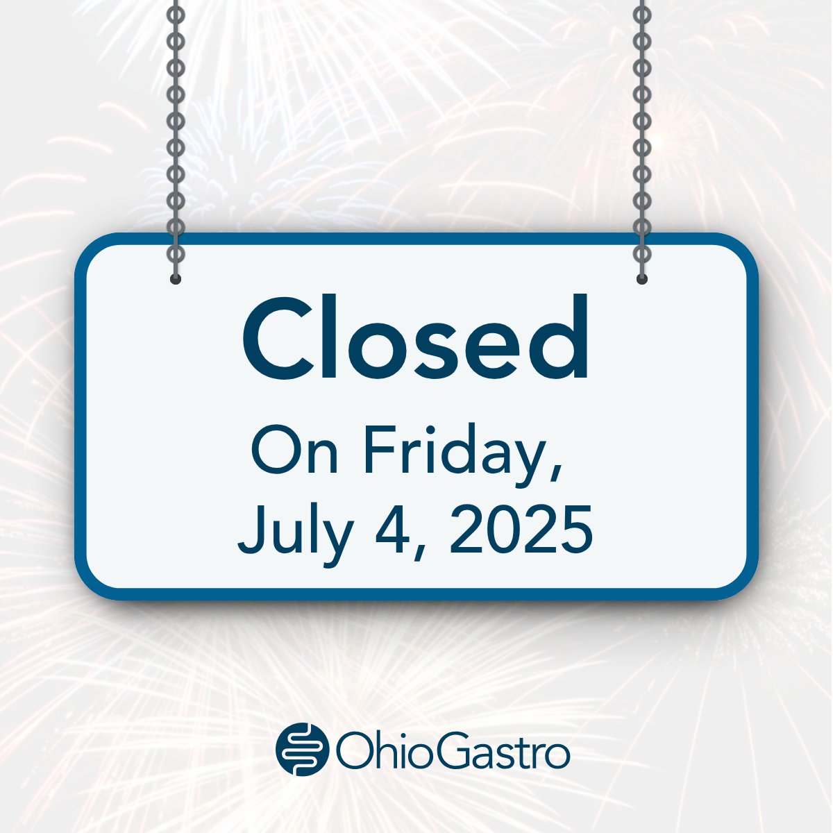 Our offices will be closed on Friday, July 4th. Hope you have a wonderful day!

#CentralOhio #columbusohio #pickeringtonohio #dublinohio #westervilleohio #WestervilleOH #dublinOH #pickeringtonoh #grovecityohio #gahannaohio #GahannaOH #grovecityoh