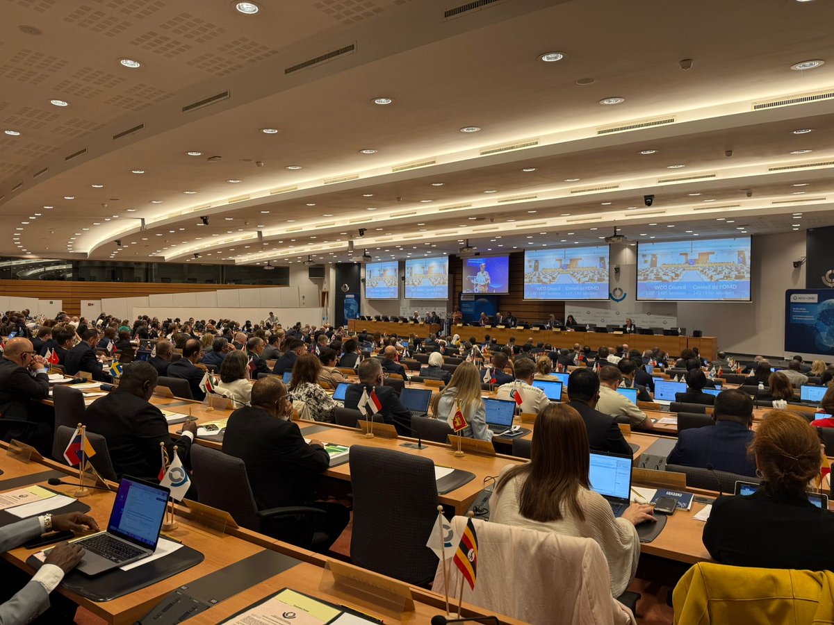 Ngozi Okonjo-Iweala (@noiweala) on Twitter photo Joining the Annual Council Meeting of the World Customs Organisation in Brussels. The <a href="/WCO_OMD/">World Customs Organization</a> and the @WTO are strong partners in making sure the knots and bolts of trade work with respect to Product Classification, Trade Facilitation, and Rules of Origin. Combatting illicit Joining the Annual Council Meeting of the World Customs Organisation in Brussels. The <a href="/WCO_OMD/">World Customs Organization</a> and the @WTO are strong partners in making sure the knots and bolts of trade work with respect to Product Classification, Trade Facilitation, and Rules of Origin. Combatting illicit