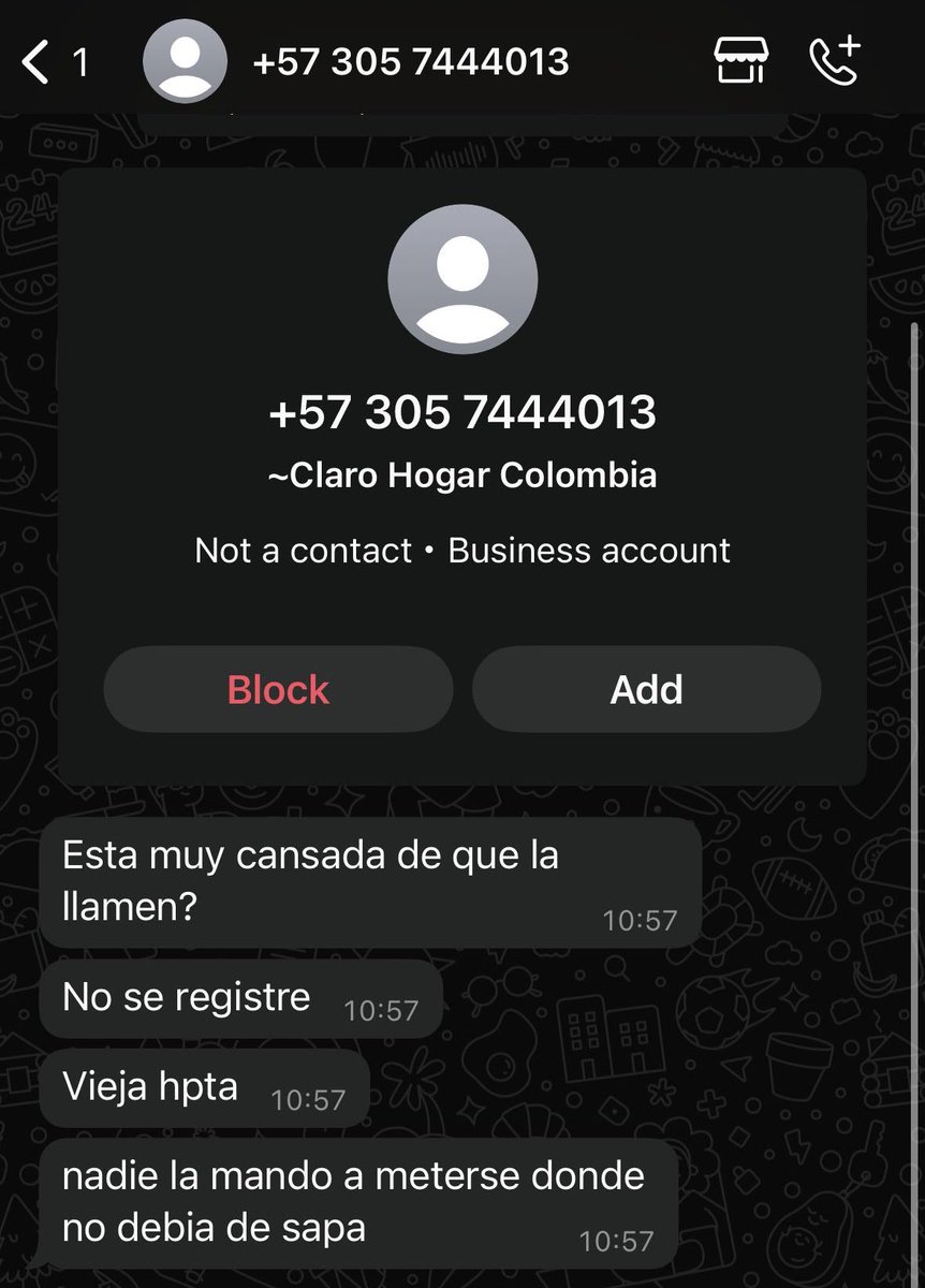 LaBerriondita's tweet photo. De @ClaroColombia me tenían aburrida llamando toda la mañana hasta que les contesté y les pedí que no me volvieran a llamar, que no estaba interesada en sus servicios ¿con este tipo de trato es que ustedes pretenden captar clientes? https://t.co/9QrXrXwxAY