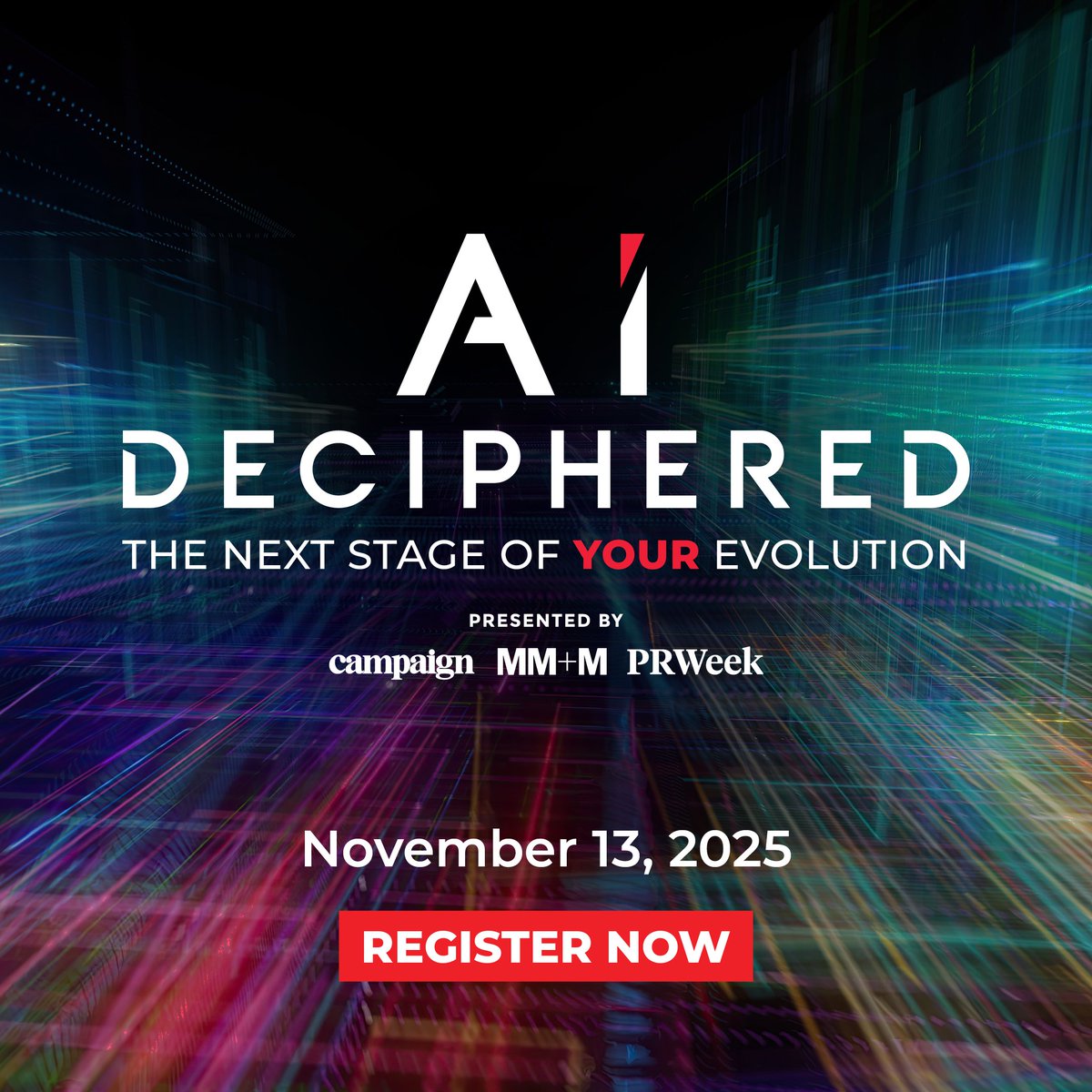 AI is changing everything. Are you ready? Join industry leaders across marketing, healthcare, PR, and media at AI Deciphered: The Summit, where we’ll unpack the real impact of AI—beyond the buzz. 🎟️ Tickets on sale now: aidecipheredsummit.com/?promo=CAMPSoc… #AIdeciphered #Registernow