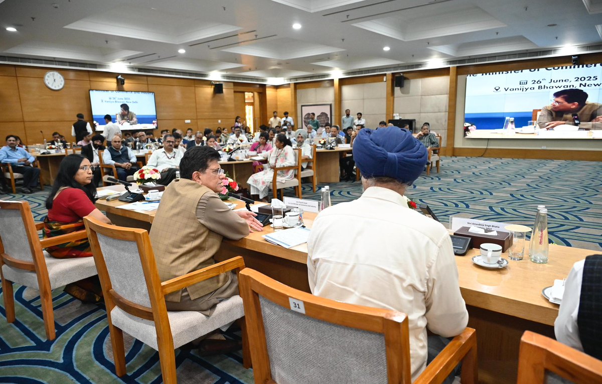 Held a stakeholder consultation meeting with the MSME sector to discuss the implementation of Quality Control Orders (QCOs).

Appreciated their feedback on making the standard setting process more collaborative, inclusive &amp; easier to comply with. MSMEs acknowledged how the QCOs