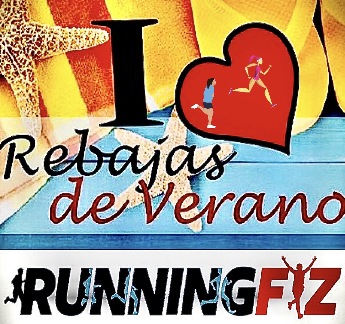 Rebajas de Verano en Runningfiz.
Este Viernes 27 de Junio damos el pistoletazo de salida a las Rebajas de Verano. 
Te ofrecemos todo lo necesario para que sigas manteniendo tu actividad física . 
¡Ah! Al mejor precio.  ¡No te las pierdas! 
     🏃‍➡️ 🏃‍♀️ RunningFiz 🏃‍➡️ 🏃‍♀️
