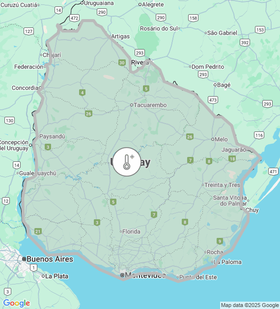 Aviso por OLA DE FRÍO

Comienza el 29/06/2025 y finaliza el 01/07/2025.

Más info: inumet.gub.uy