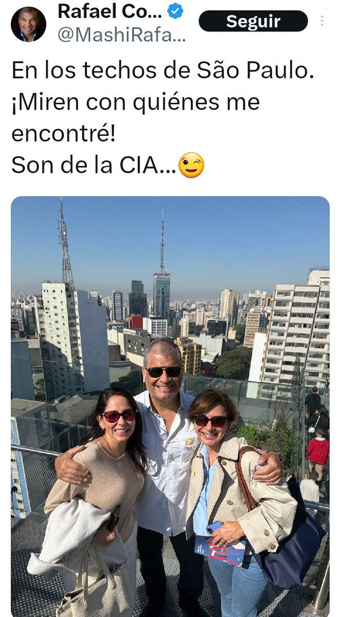 Mira <a href="/JorgeGlas/">Jorge Glas</a> mientras tanto vos pagando cana como el propio cojudo y "pasando el sombrero para juntar para tus medicinas y abogado"

"Te mean y no te das cuenta" , o sí?