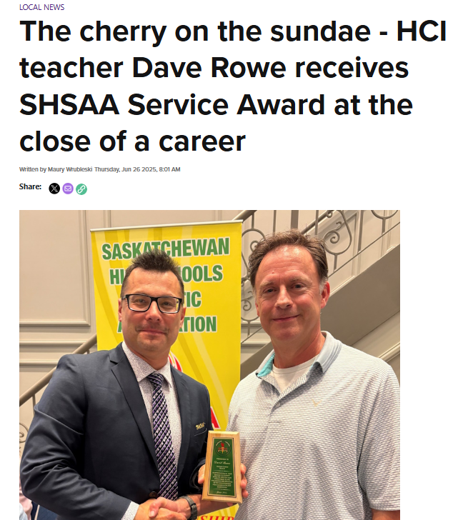 After over three decades of shaping lives in the classroom and on the field, David Rowe, a long-standing teacher and coach at Humboldt Collegiate Institute (HCI), is retiring at the end of the school year. Check out the story online at discoverhumboldt.