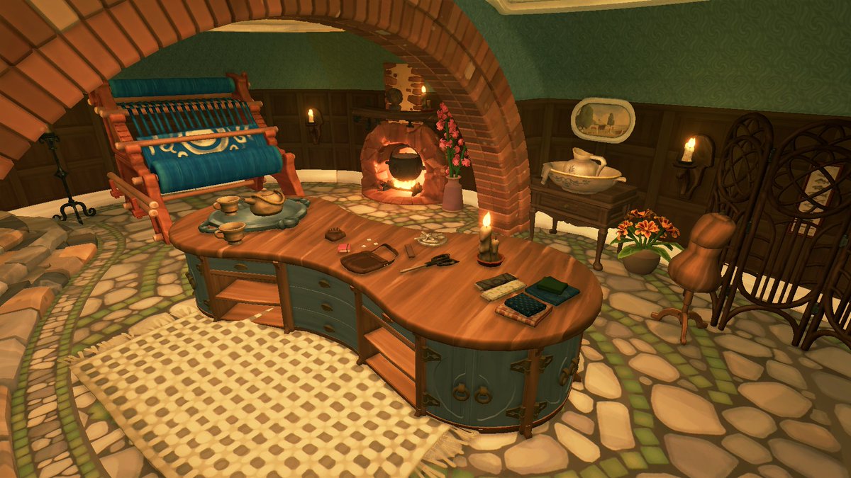 talesoftheshire's tweet image. There's plenty of perfectly Hobbit-sized ways to add your personal touch. Will you set up a library? How about a dedicated crafts room? The choice is yours 🛌🛋️📚
#cozy #hobbit #talesoftheshire #cozygaming #lotr