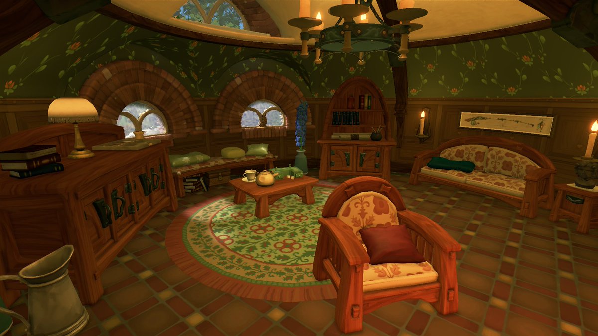 talesoftheshire's tweet image. There's plenty of perfectly Hobbit-sized ways to add your personal touch. Will you set up a library? How about a dedicated crafts room? The choice is yours 🛌🛋️📚
#cozy #hobbit #talesoftheshire #cozygaming #lotr