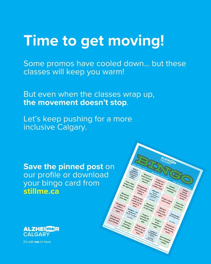 It's not too late to grab discounted class passes!

It's the perfect way to move, connect, and enjoy meaningful time together.

Download your Bingo Card at: stillme.ca/download-bingo…