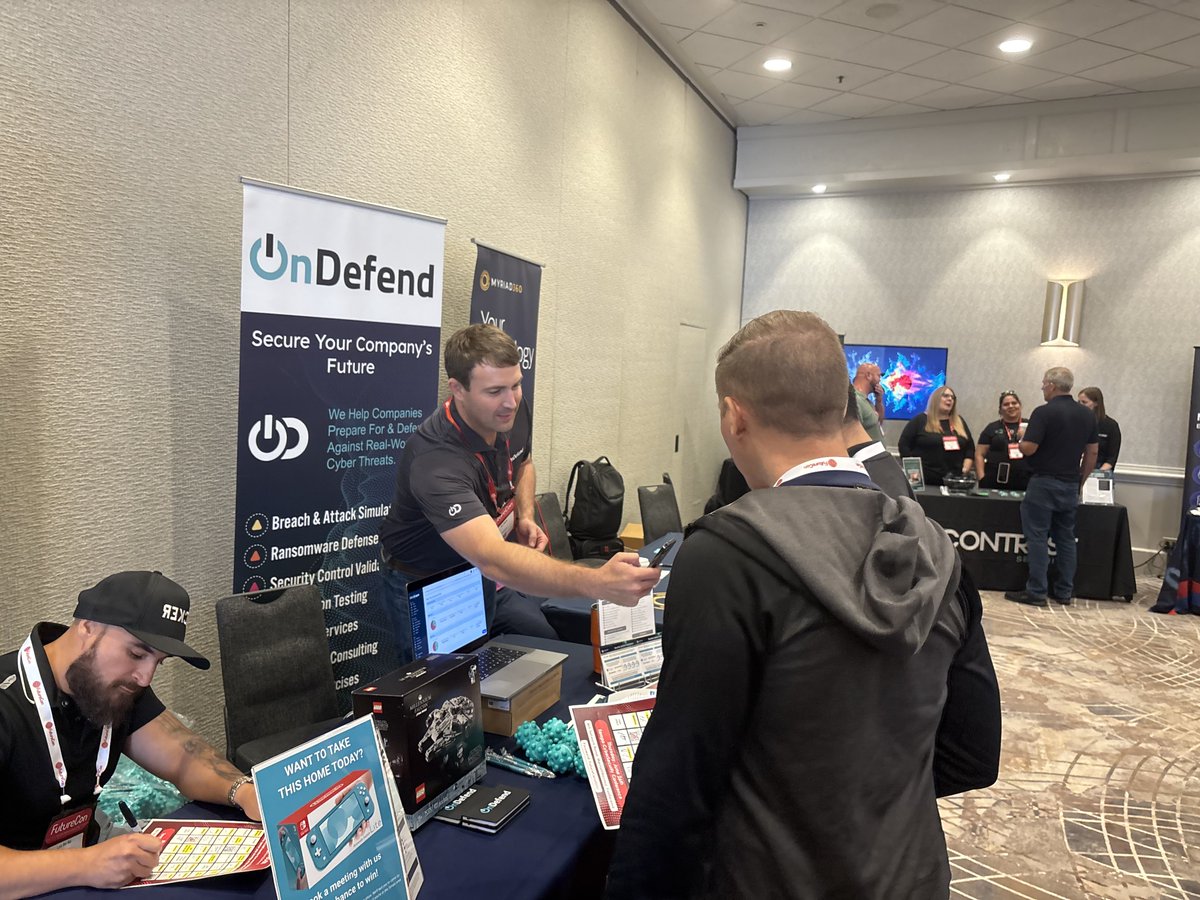 Our team is at FutureCon Tampa today!
If you’re here in Tampa and want to chat more about operational assurance, drop by the OnDefend booth or let’s connect virtually!

#OnDefend #FutureCon
