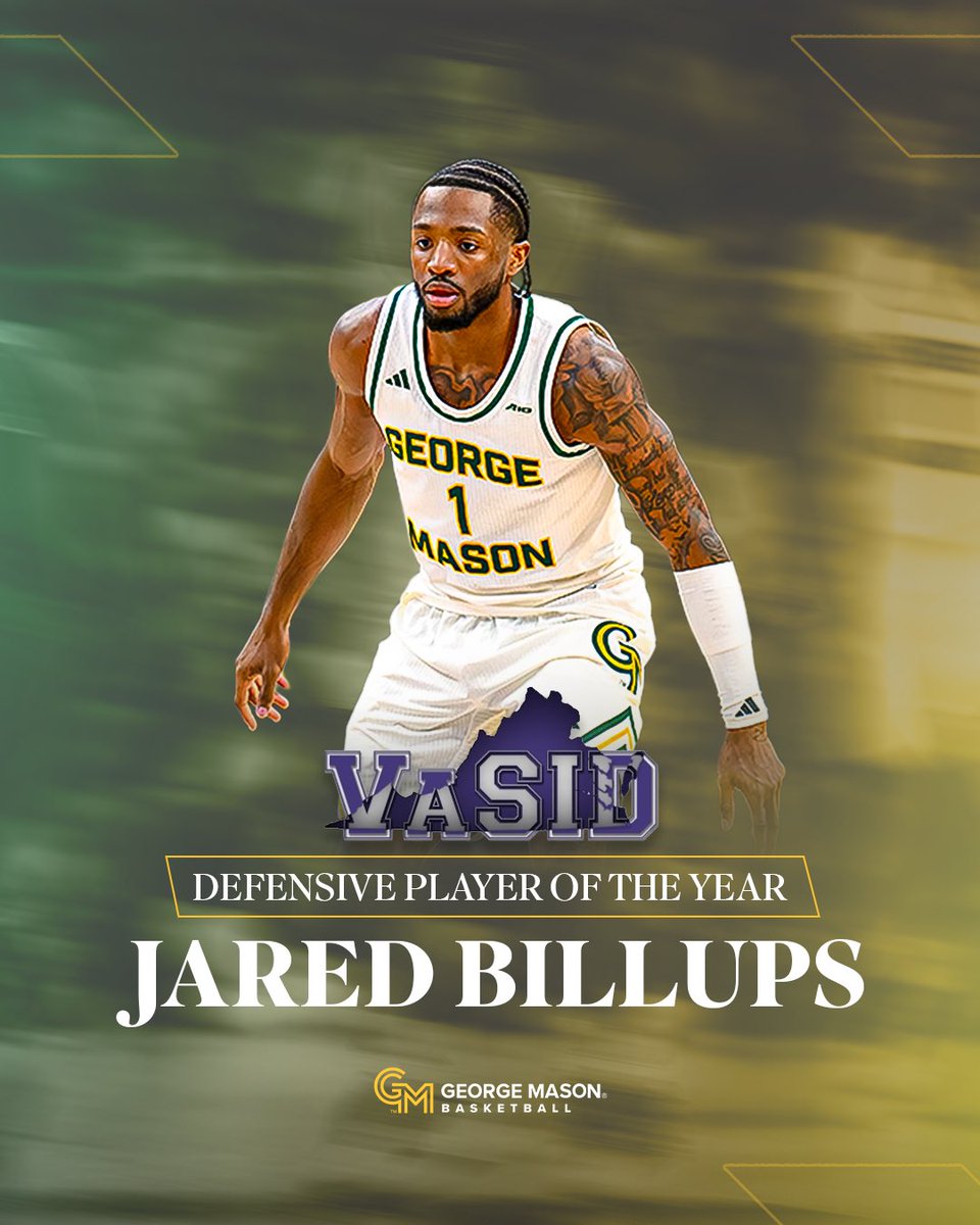 George Mason Men's Basketball (@masonmbb) on Twitter photo ππ’π§π π¬ π¨π ππ‘π ππ¨π¦π¦π¨π§π°πππ₯ππ‘ π
The Patriots lead all Virginia programs with five All-State selections, including two major awards:
Coach of the Year: Tony Skinn (β06)
Defensive POTY: Jared Billups
First Team All-State: Jalen Haynes
First Team All-State: ππ’π§π π¬ π¨π ππ‘π ππ¨π¦π¦π¨π§π°πππ₯ππ‘ π
The Patriots lead all Virginia programs with five All-State selections, including two major awards:
Coach of the Year: Tony Skinn (β06)
Defensive POTY: Jared Billups
First Team All-State: Jalen Haynes
First Team All-State: