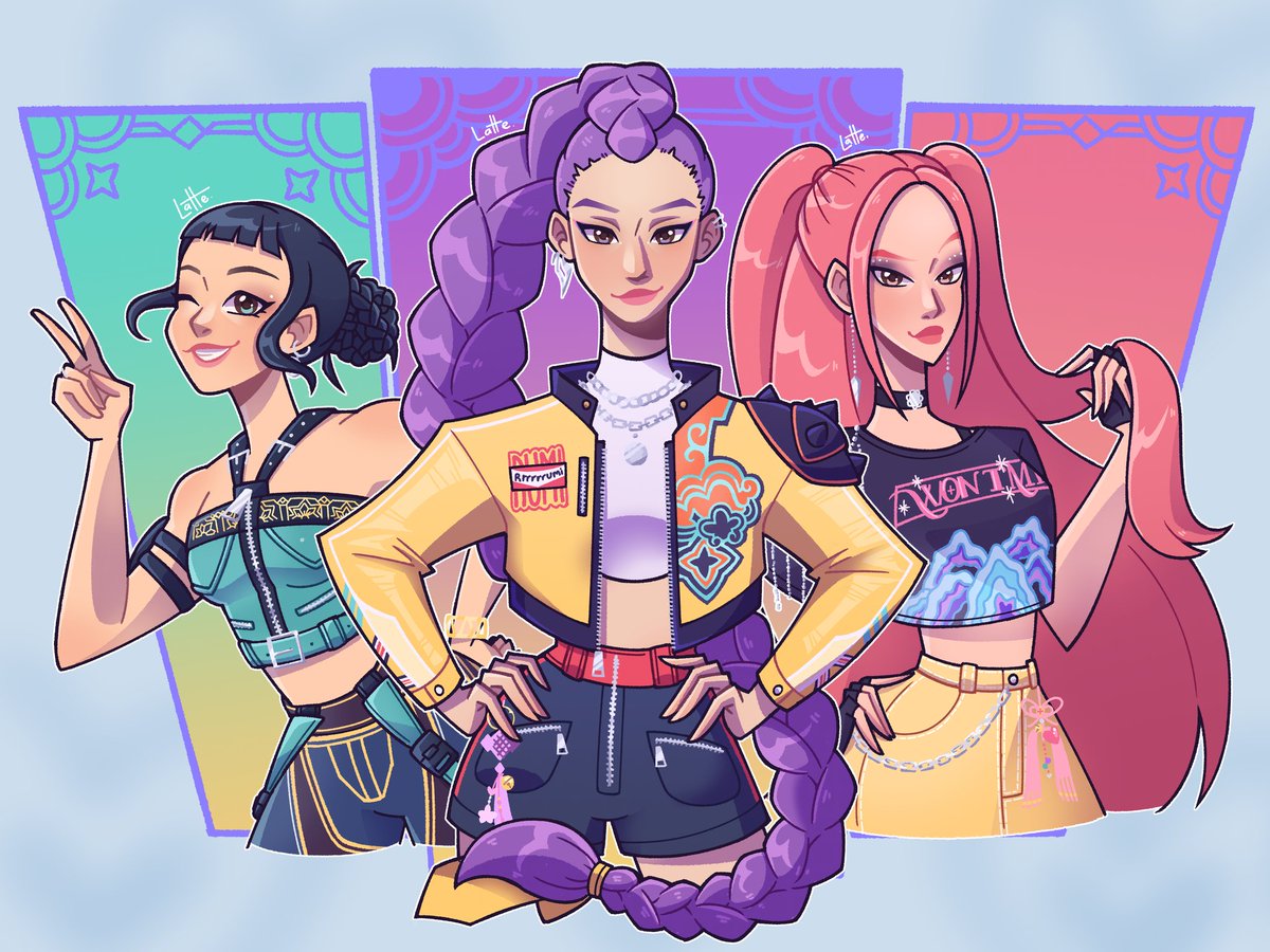 Latteboyart's tweet photo. Huntrix don't miss!
#KPOPDEMONHUNTERS https://t.co/bupzxcDorK