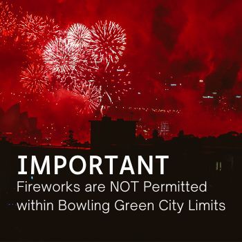 Bowling Green has had a longstanding Ordinance banning the sale of and discharge of fireworks. Despite the state law, passed in 2022, it is still illegal to discharge or shoot off consumer-grade fireworks in the City of Bowling Green. Ordinance 93.40: buff.ly/8yfTaOX