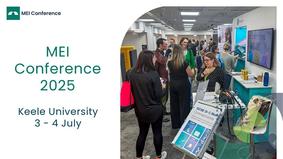 MEIMaths's tweet image. MEI Conference 2025 is in just one week’s time!
2 days
3 keynote speakers
60 sessions
Are you joining us?
#MEIConf25 #mathematics #MEI