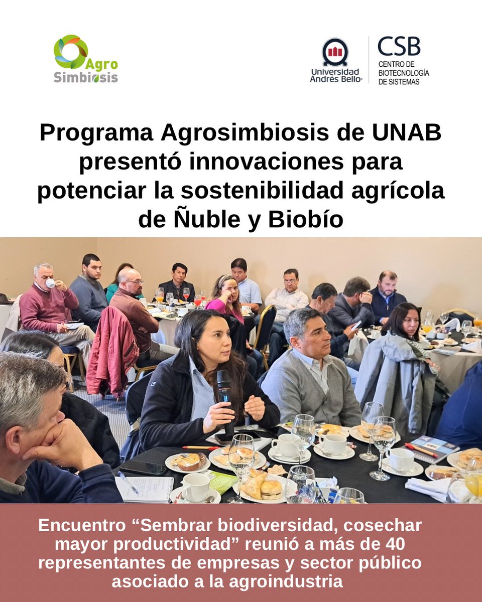 CSB_UNAB's tweet image. 🌱 Encuentro “Sembrar biodiversidad, cosechar mayor productividad”.
🖥️ Lee más detalles en el artículo: noticias.unab.cl/programa-agros…
#Biotecnología #Sostenibilidad #Bioeconomía #Innovación #SomosUnab #PTEC #PTECcc