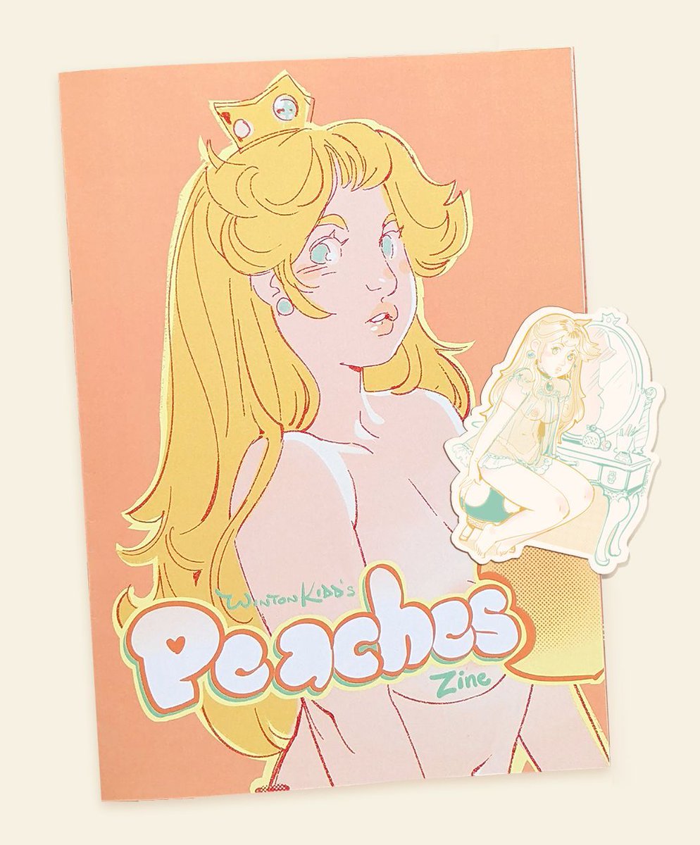 wintonkidd's tweet image. I am releasing this bundle, including both the Peaches Zine and the new Peach vanity sticker! You can get them both on my store for $26!🍑💗🍄
Find out more info here⤵️
buff.ly/FC3gXy3
#nsfwart #pinup