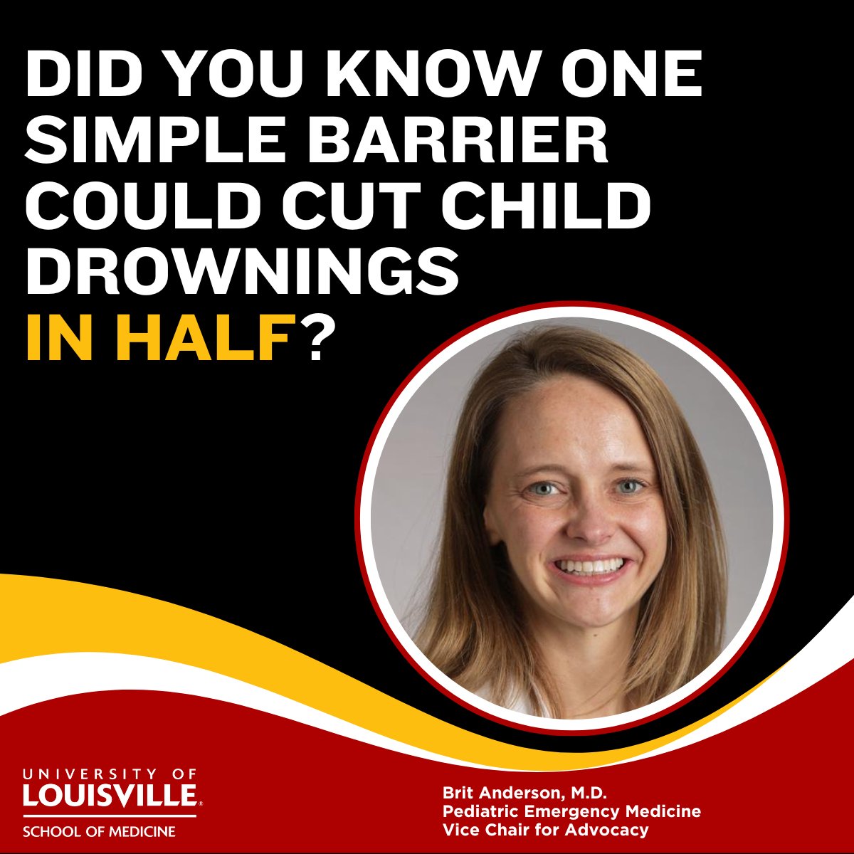 Did you know one simple change could cut child drownings in half?

@uoflpeds Dr. Brit Anderson shares summer water safety tips every family should know.

Learn how to prevent tragedy: ow.ly/N5w650WgGRL
#WaterSafety #DrowningPrevention #SummerSafety