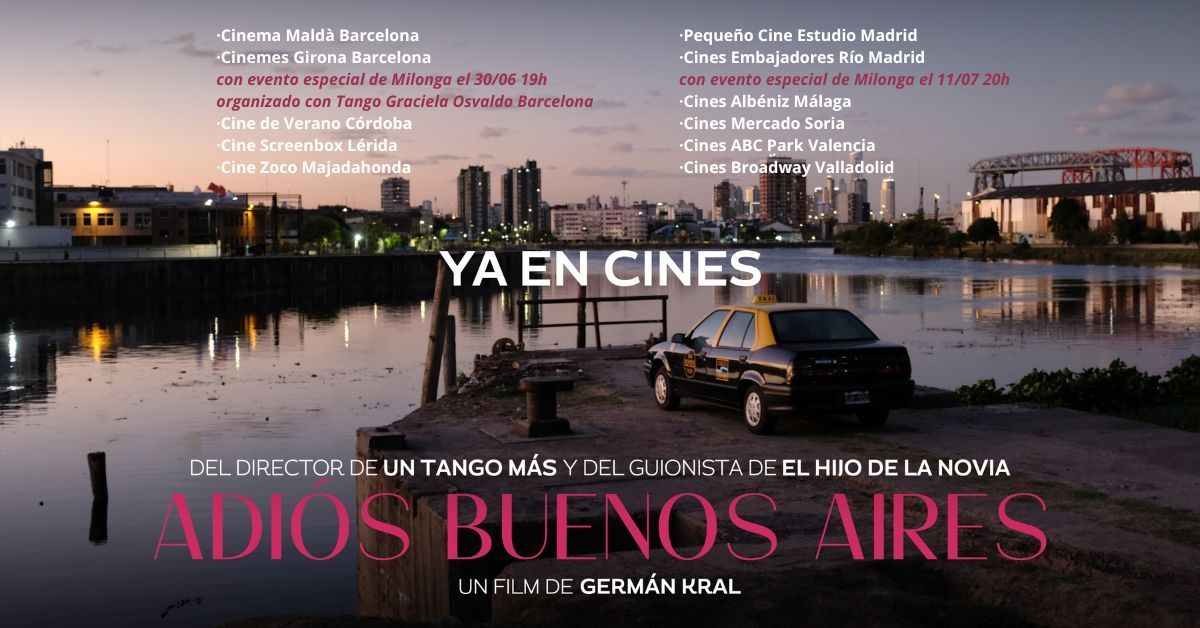 Con tono de tragicomedia, seguimos a Julio un bandoneonista que decide emigrar durante la crisis argentina del 2001. Cuando recibe su pasaporte alemán, encuentra Mariela, una taxista que acaba de iniciarse, madre soltera y con mucho carácter. 

👉 ADIÓS BUENOS AIRES ya en cines