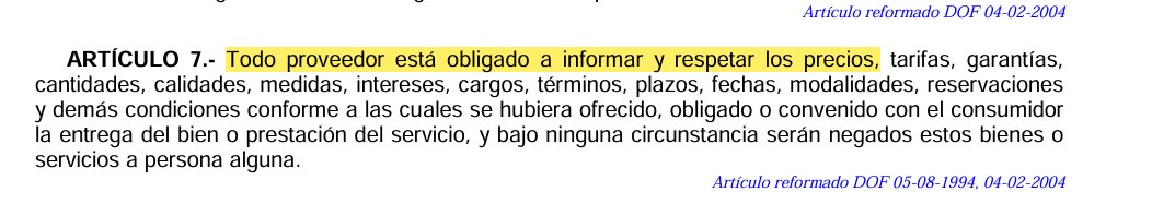 NazSaria's tweet image. La mismísima LEY FEDERAL DE PROTECCIÓN AL CONSUMIDOR indica que están obligados a informarnos, así que solo exigimos lo justo
SIN PRECIOS NO COMPRAMOS
#ocesaanunciapreciosss10 
@ocesa_kpop @Ticketmaster_Me @Profeco