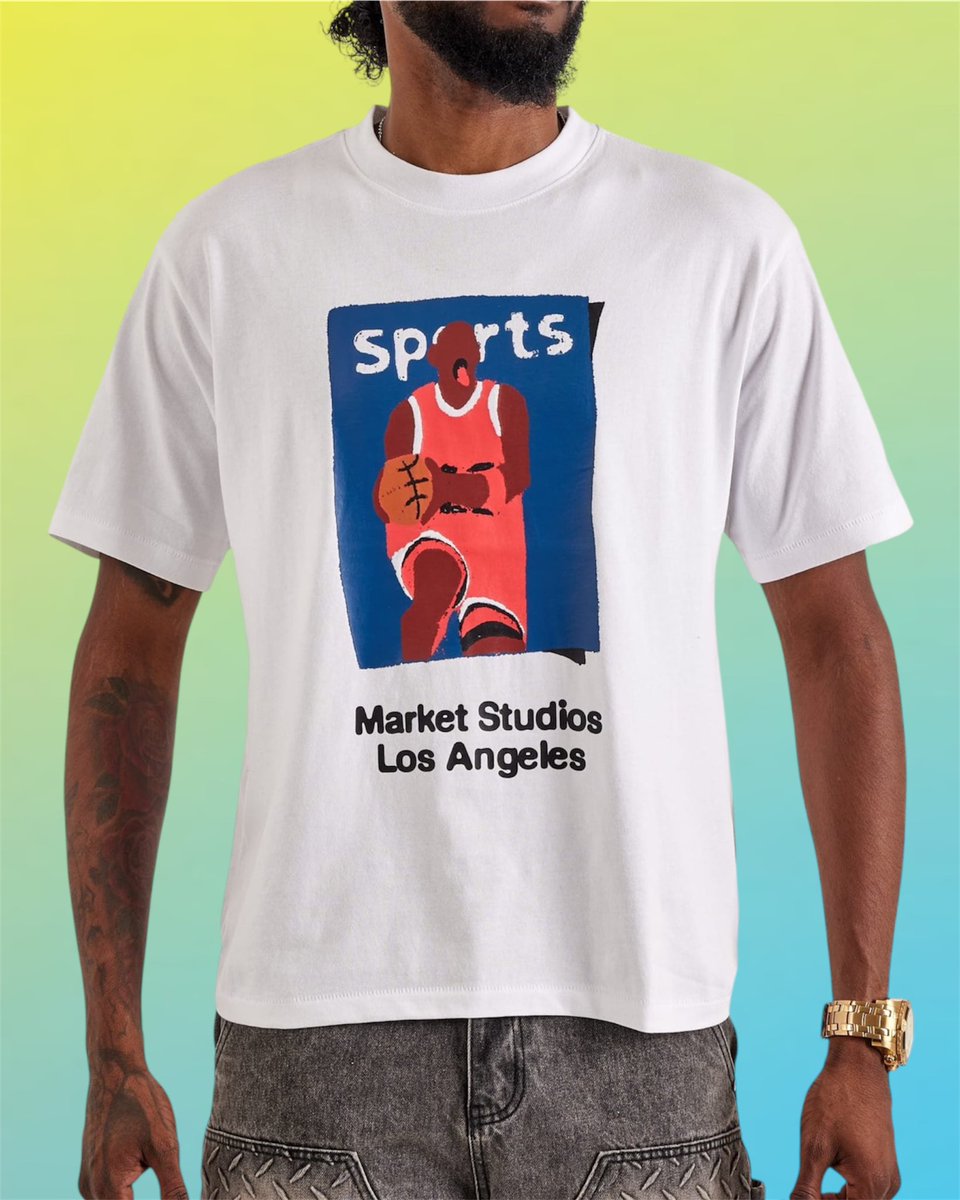 Market Studios Illustrated tee in white avaible in-store and online 

store.jugrnaut.com/market-illustr…

#csws