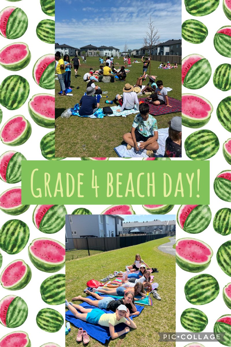 L.Maleszyk (Ms.M)❤️ (@lesyamarie123) on Twitter photo Grade 4 students enjoyed ice cream treats and sunshine for our year end beach day! 😎🏖️☀️🍦<a href="/StJuanDiegoOCSB/">St. Juan Diego School</a> Grade 4 students enjoyed ice cream treats and sunshine for our year end beach day! 😎🏖️☀️🍦<a href="/StJuanDiegoOCSB/">St. Juan Diego School</a>