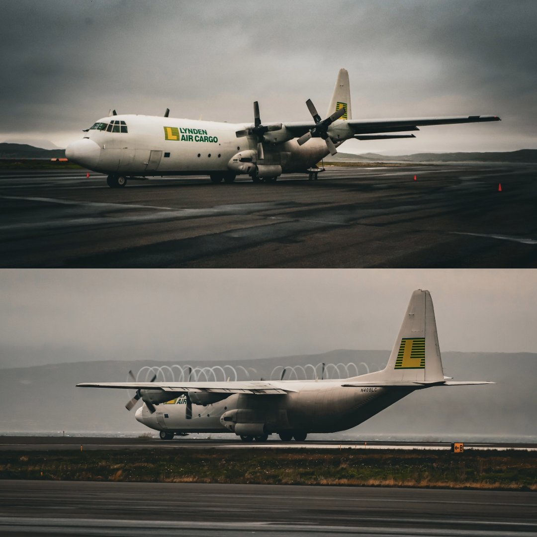 Check out these great shots of our Hercules aircraft preparing for the first fish haul of 2025 in Sand Point, Alaska. Thank you to John Dunlap for these wonderful photos!

#LyndenAirCargo #Lynden #transportation #shipping #logistics #Alaska #SandPoint #Hercules