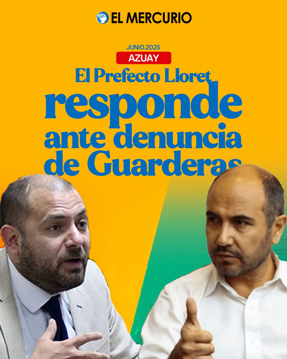 elmercurioec's tweet photo. #AZUAY | El Prefecto #Lloret responde a acusaciones de #Guarderas y asegura estar enfocado en resolver problemas clave: https://t.co/PHkq6Tfrvd https://t.co/6fVIOAba8c