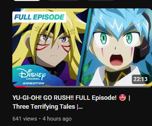 rarityfangirl's tweet photo. Whoever designed this YT thumbnail for Go Rush Ep 6's dub knew what they were doing. They know who we come to this ep for🩵💜 

(Sorry Terza/Mitsuko) https://t.co/2EF8SGRFDc