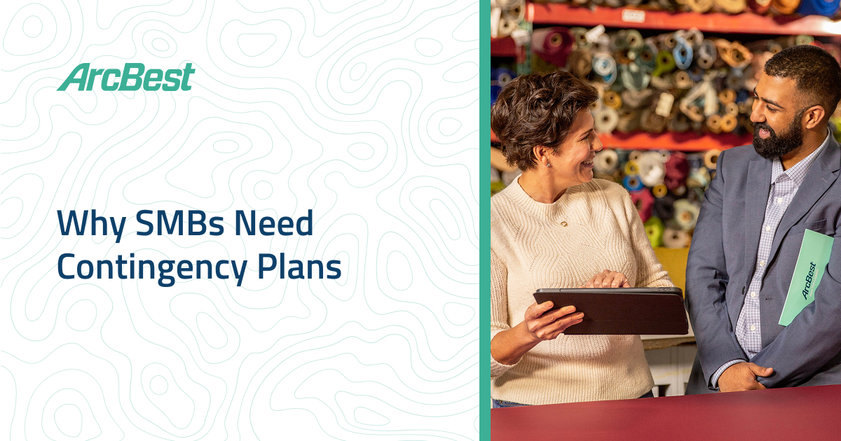 ArcBestCorp's tweet image. Does your supply chain have a backup plan if disruptions arise? Stay resilient using our SMB supply chain roadmap: bit.ly/3T9QGuE