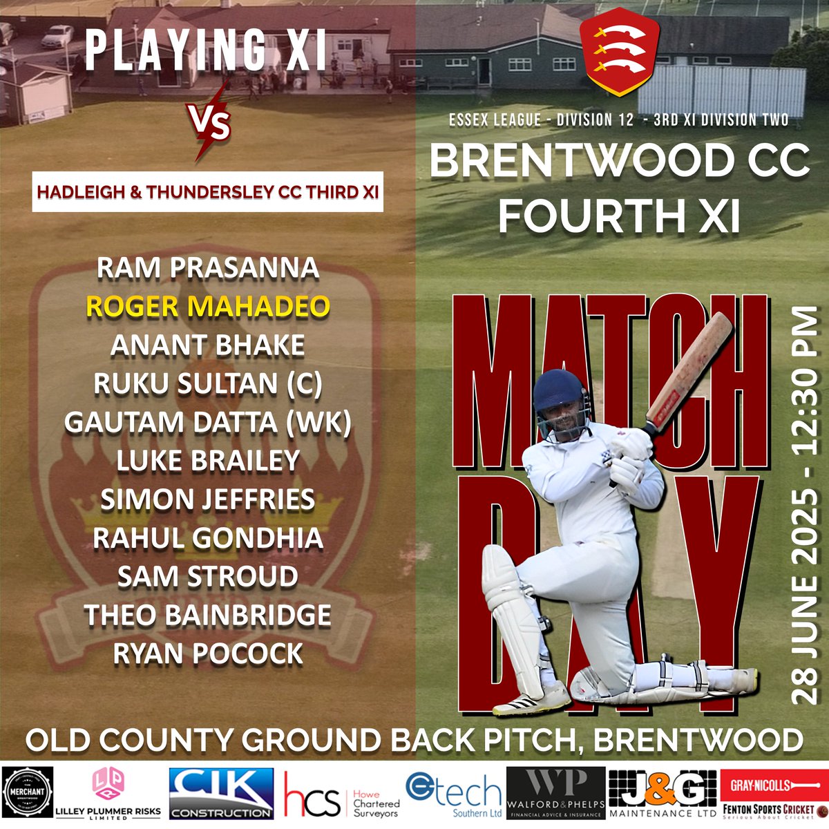 Here's our teams for this weekend's league fixtures - 28/06/2025 💪🏾💪🏾🌞🌞🏏🏏 (1/2)
.
.
.
Don't forget Caribbean Night at the OCG afterwards 🍹🍹🏝️🏝️🌞🌞