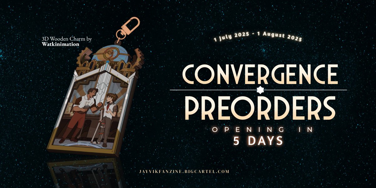 Convergence: A Jayvik Zine | SHIPPING IN PROGRESS tweet media